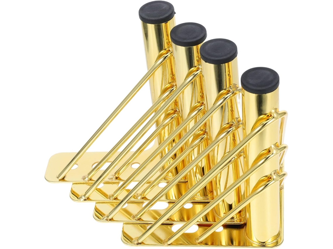 Villcase Conjunto De 4 Pés Metálicos Resistentes Para Móveis, Sofás, Armários E Mesas, Com Almofadas Antirruído