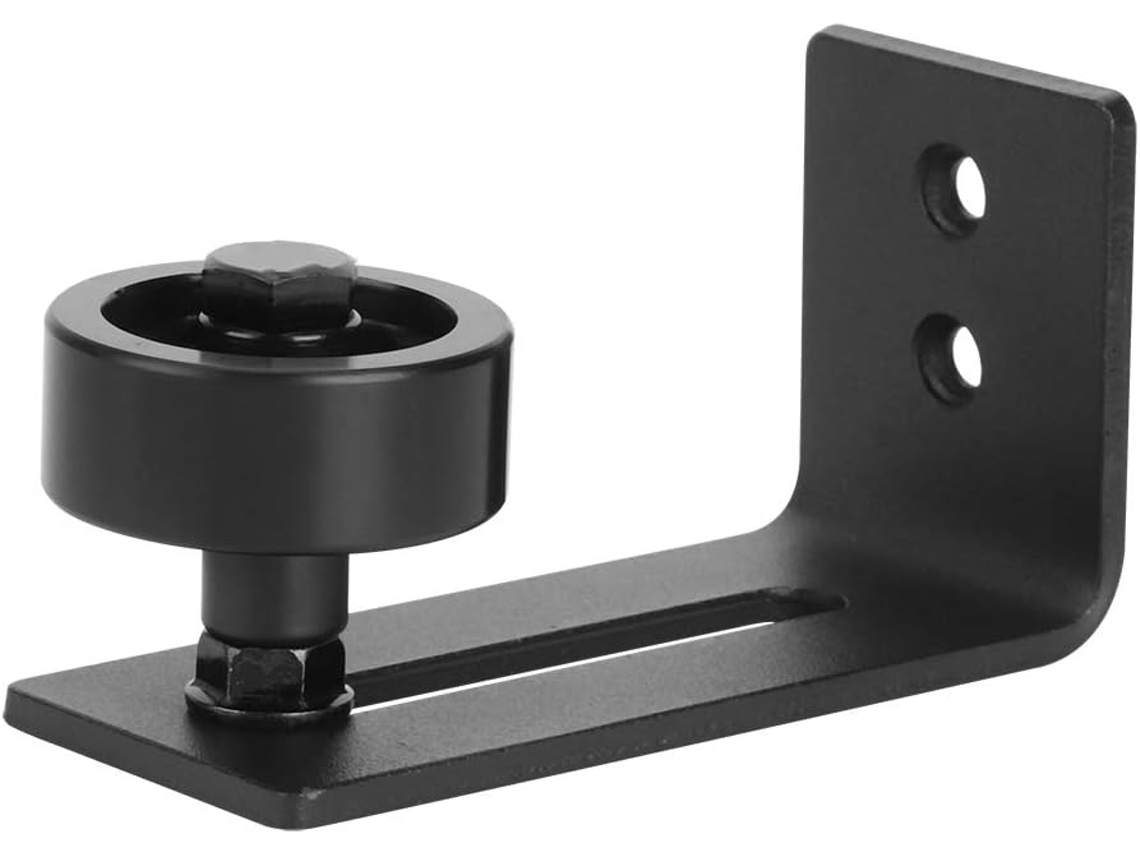 Kit De Guias Roletes Deslizantes Para Portas Celeiro Em Aço Carbono Resistente, Para Operação Suave E Fácil Instalação