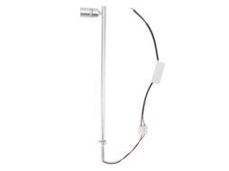 Luz LED Spotlight de pé para vitrine de joias ajustável com design compacto resistente | S/MARCA