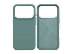 Capa De Silicone Macio Para Iphone 17 Pro - Verde