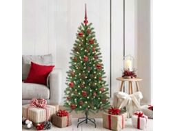 Vidaxl Conjunto De Bolas De Natal 61 Unid. 150 Led Branco Quente