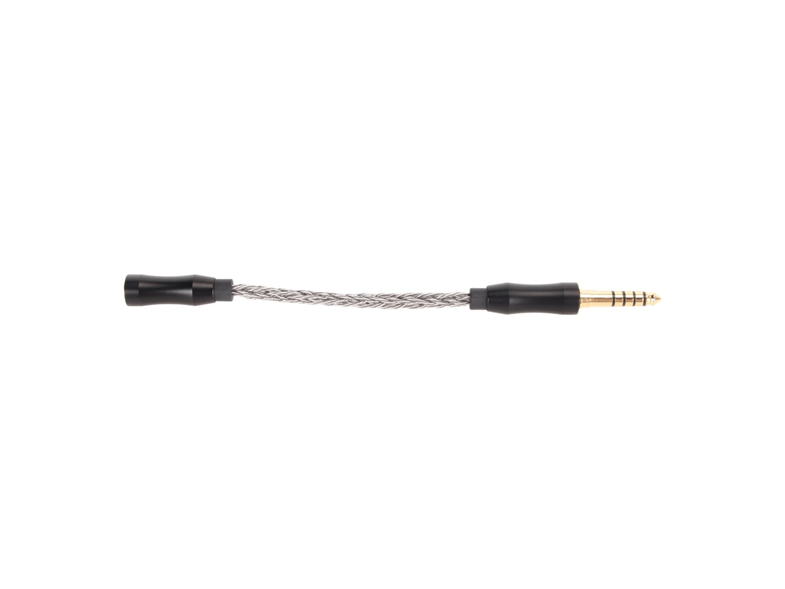Cabo adaptador estéreo balanceado de 3,5 mm fêmea a 4,4 mm macho com conectores de cobre e ouro | S/MARCA