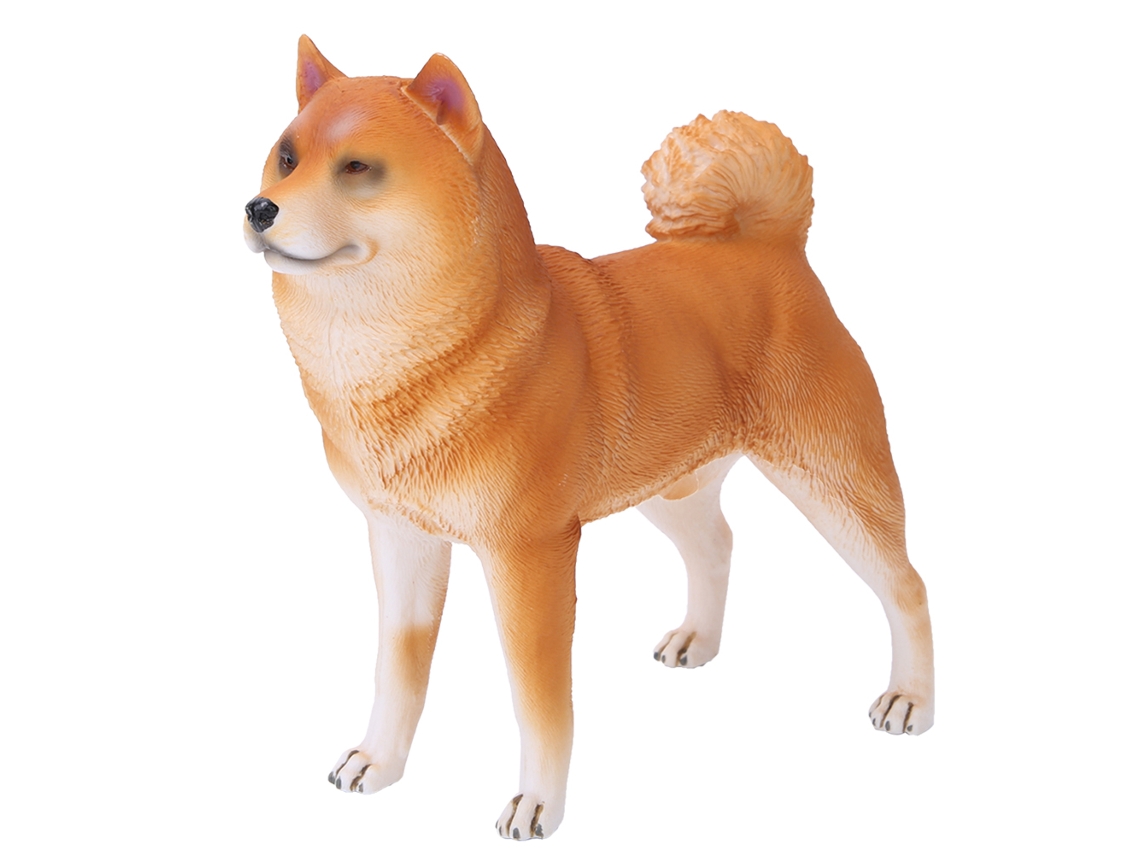 Primerox modelo de Cachorro Simulação Plástico Brinquedo Educativo Decoração Casa Escritório Presente