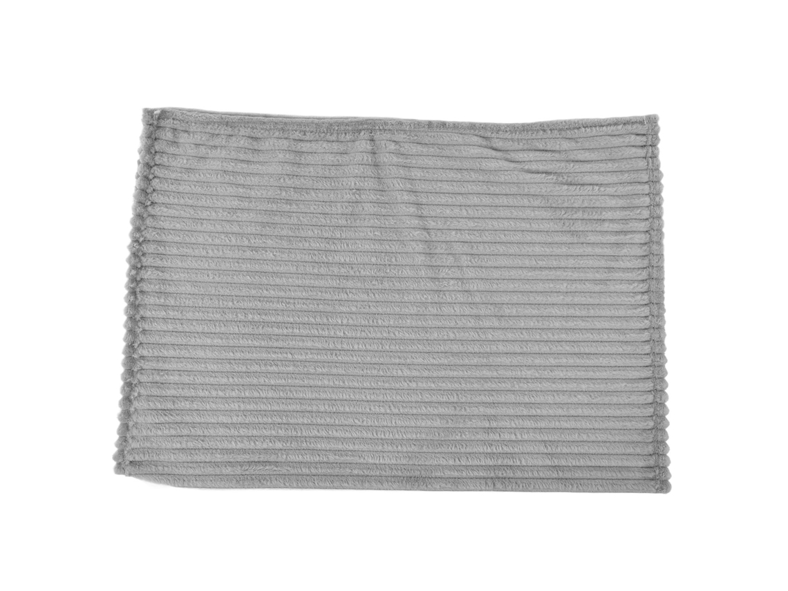 Cobertor de flanela macio, fofo, leve, respirável, para sofá, animais, cinza S/MARCA