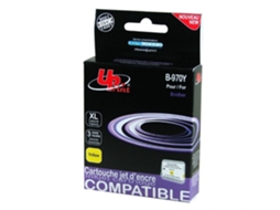 Cartucho de tinta compatível com UPRINTJET Brother LC970Y