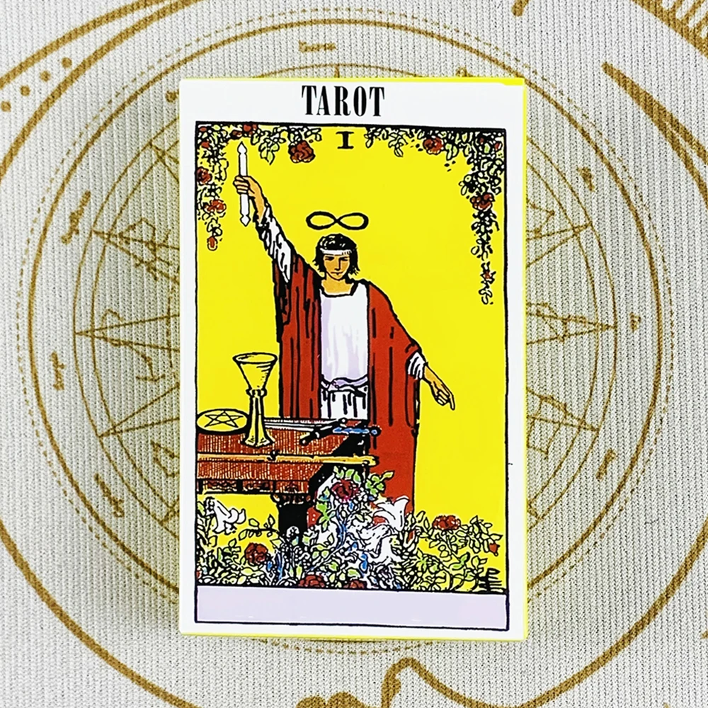 Tarot Aces É um Jogo de Tabuleiro de Previsão e Adivinhação com 78 Cartas, em Versão Inglesa, Adequado para Iniciantes. MDUG