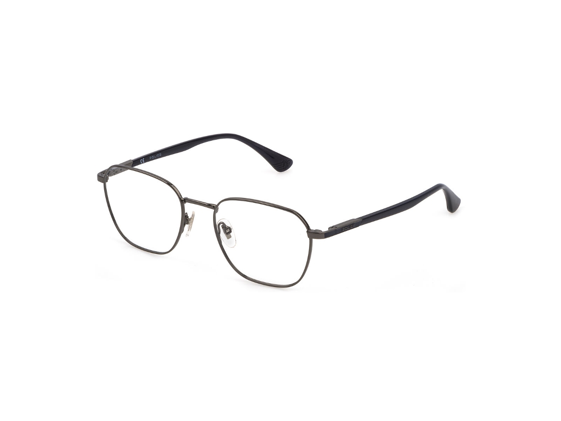 Armação de óculos de grau unissex Police VK036N-480700 (preta - plástico - 130 mm - Ø 48 mm)