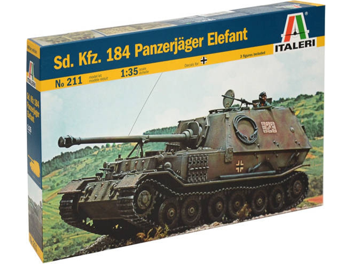 Modelismo ITALERI SD.KFZ.184 PANZERJAGER ELEFANT