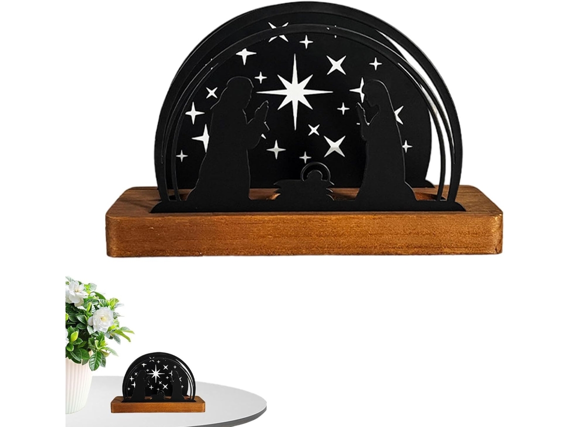 Castiçal Oco, Castiçais Para Presépio, Suporte Decorativo, Para As Festas De Fim De Ano.