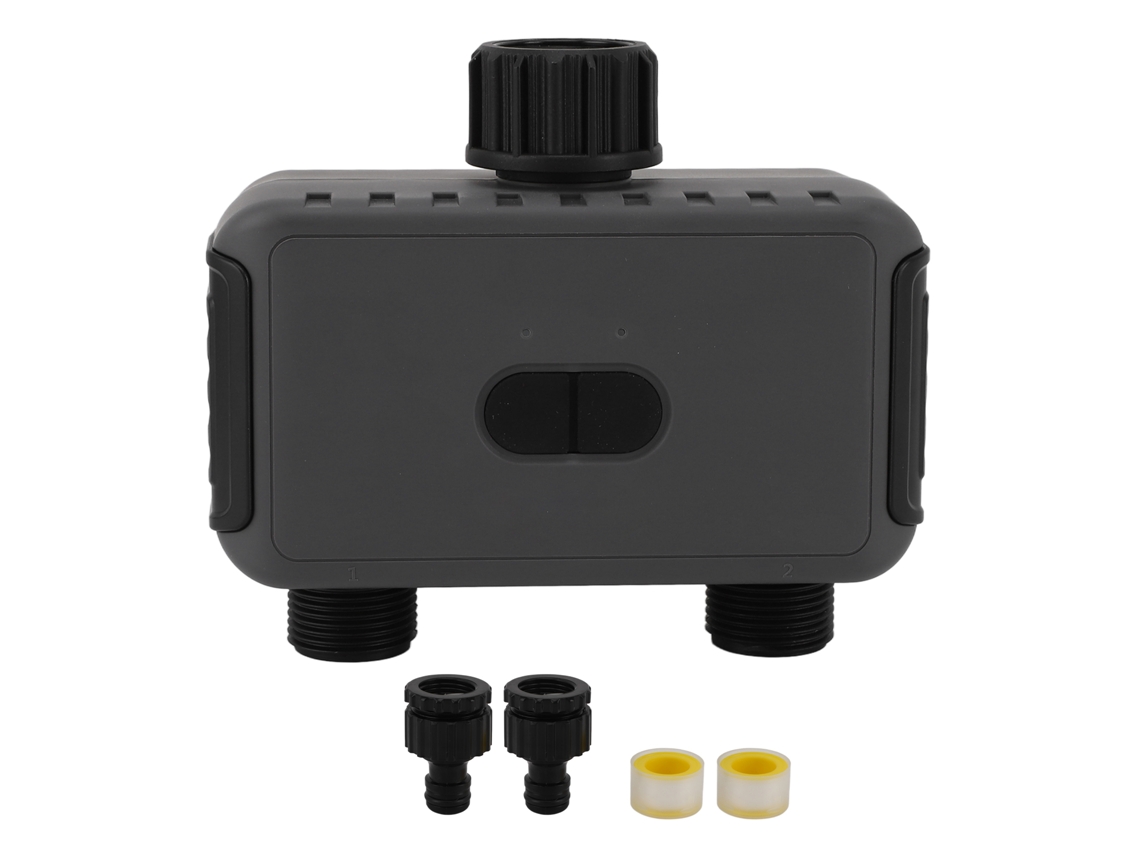 Timer De Água Inteligente 2 Saídas Bluetooth Ip55 Jardim
