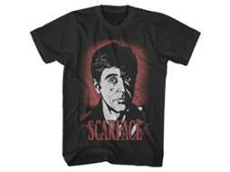 Unisex Adult T-shirt Rockinstone Scarface Face Smoke Sizexl