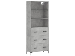 Highboard, Highboards Vidaxl Cinzeto Madeira Processada (n/a)