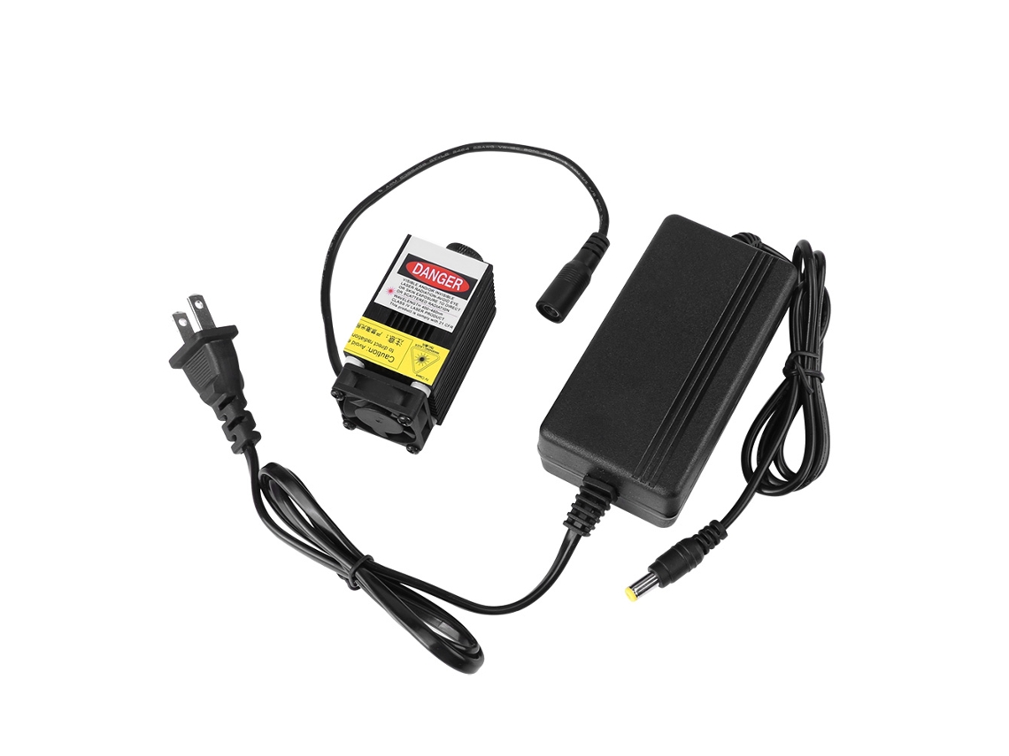 Módulo Laser Azul 450nm 1.6w Com Dissipador De Calor Sunflare