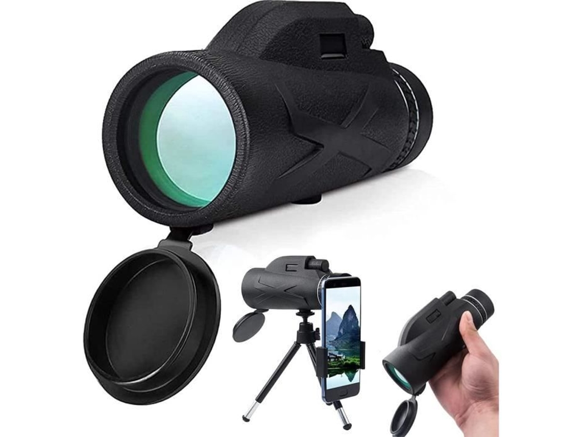 Beylore Monocular Starscope Night Vision 80 × 100 HD Telescópio monocular à prova dágua Telescópio monocular de alta definição Pu106 S/MARCA