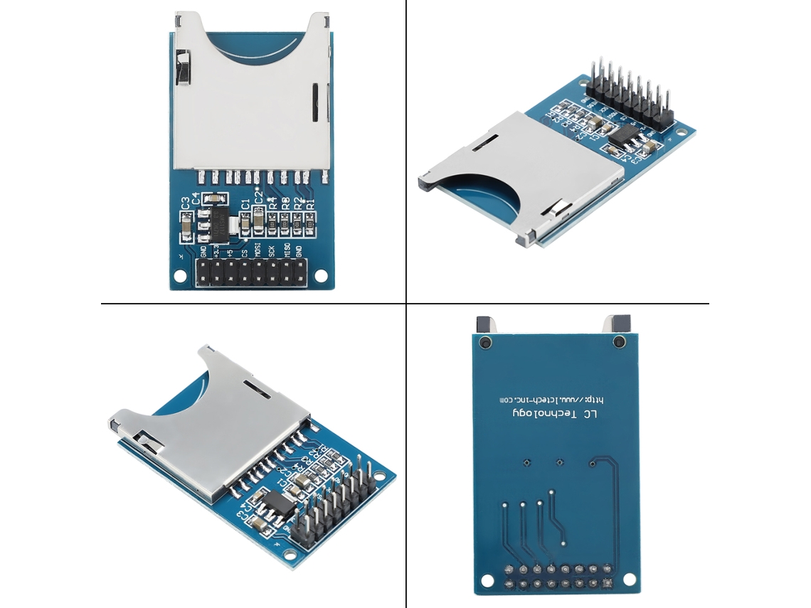Laxiscreed Cartão De Memória Sd Para Microcontroladores Pack De 5 Peças