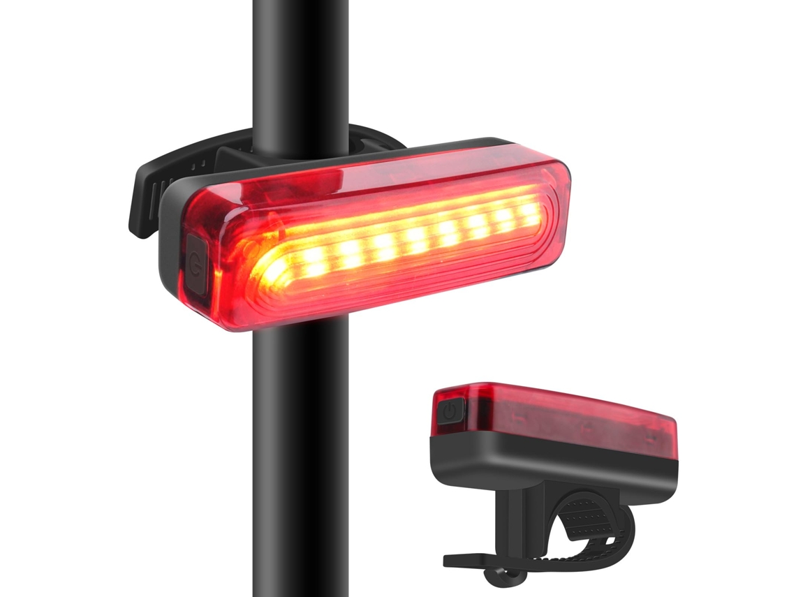 Luzes De Bicicleta Para Passeios Noturnos, Luz Traseira De Bicicleta Recarregável Usb Ip65 À Prova D'água 1200mah Luz Traseira De Bicicleta