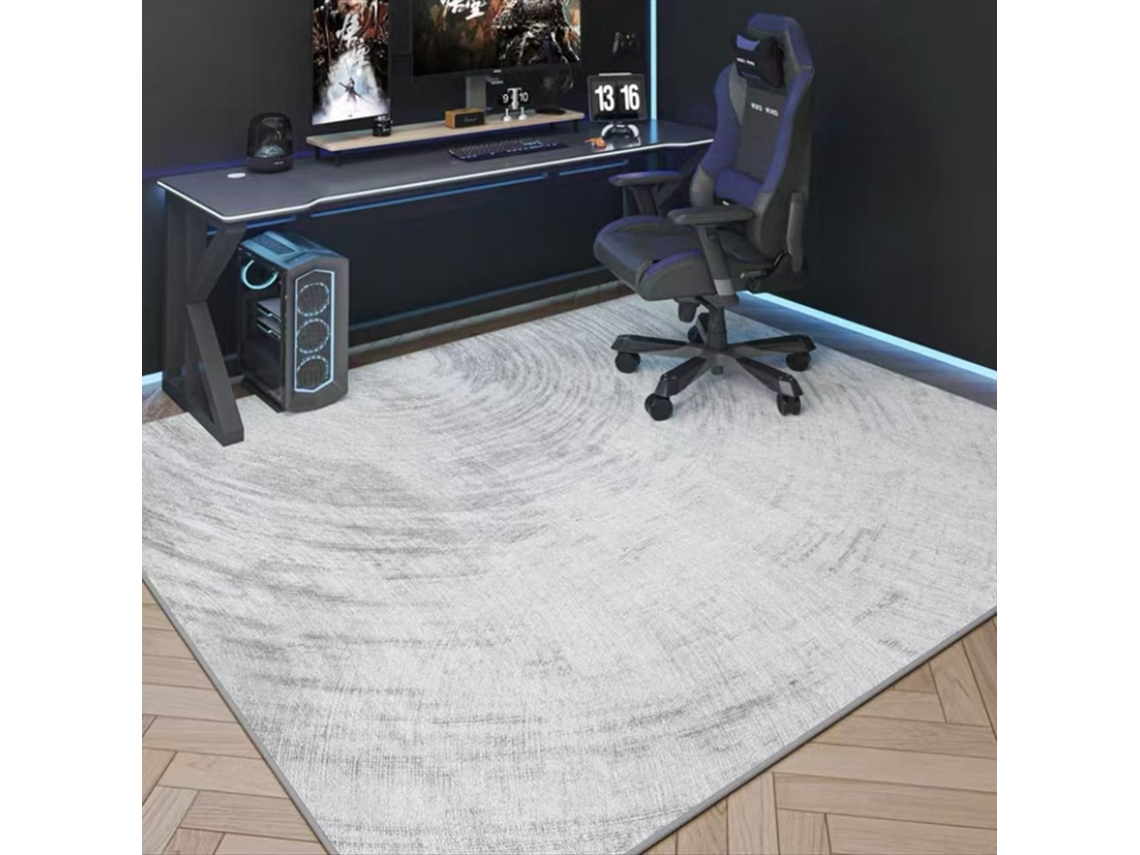 Tapete Protetor Para Cadeiras, (cinza - 80x160 Cm) Cuich