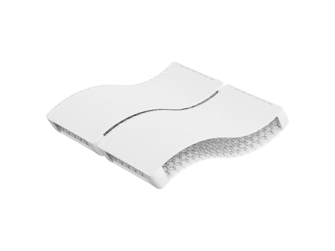 Bonnell Spring Mattress, Bonnell Spring Mattresses Vidaxl Branco Tecido (180 X 200 Cm)