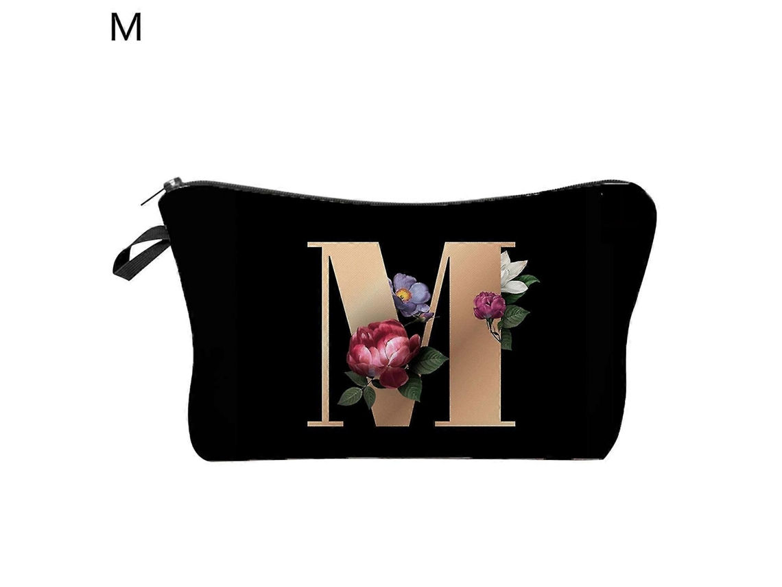 Nécessaire Feminina Multifuncional E Delicada Com Estampa Digital 3d De Letras E Flores, Ideal Para Lápis, Perfeita Para 2025. Hengjian
