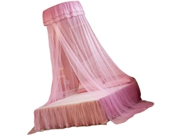 Mosquiteiro De Cama Com Estampa Rosas E Detalhes Em Renda, Leve E Respirável, Para Proteção Contra Insetos No Quarto