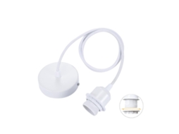 Luminária Pendente E27 Com Cabo Ajustável Para Cozinha E Sala