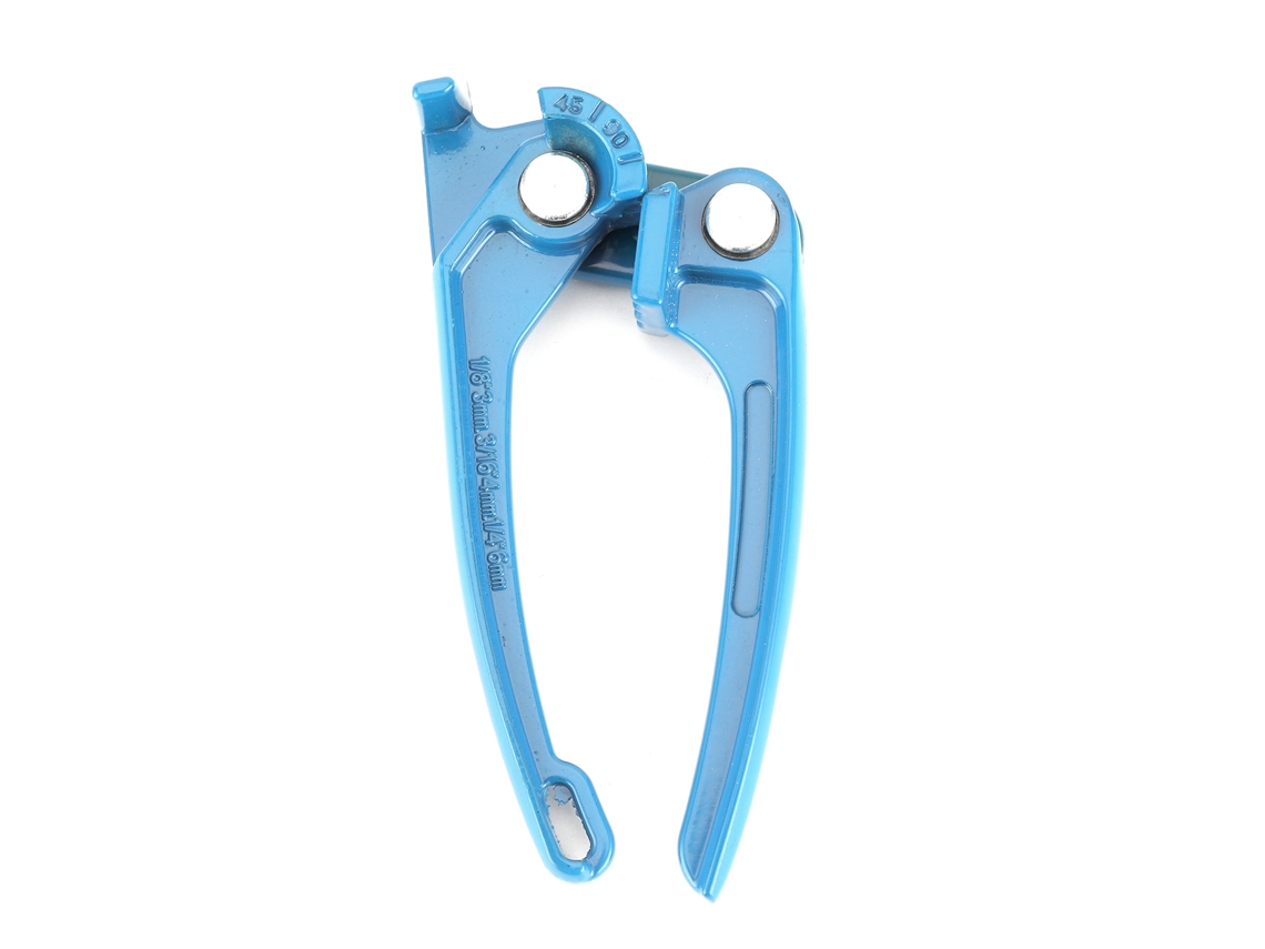 Dobrador De Tubos 1/8 Pol, 3/16 Pol E 1/4, Ferramenta Para Dobrar Tubos De Combustível, Freio, Ar Condicionado E Líquido De Refrigeração, Azul