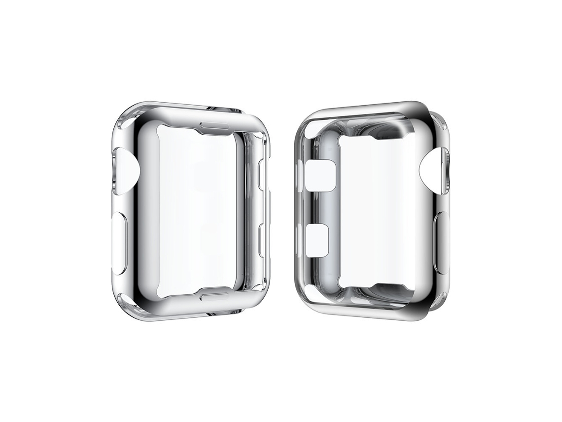 Capa para Apple Watch 45mm com Película Temperada, Modelo 10, Compatível com 46mm, Case Integrado | CHABERLU