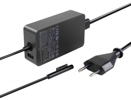 Carregador 65W para Microsoft Surface Pro 3 Pro 4 2017