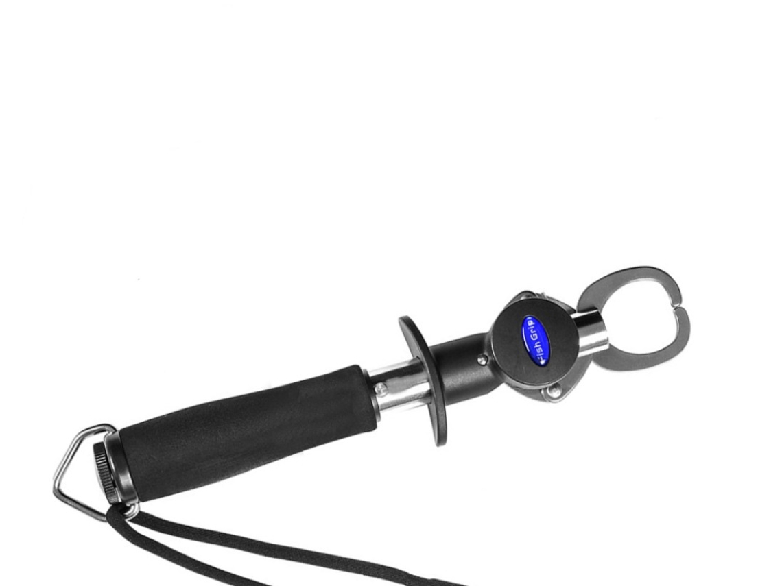 uma Peça de Aço Inoxidável, Balança Cinto, Régua Dispositivo Controle Peixes, Pinça para Apanhador Peixes com Alça Mão, Alicate Peixes. AQUAFORGE