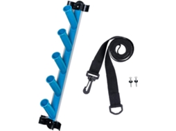 Conjunto de 1 Unidade com Suporte Autom Tico para Armazenamento Piscina Mangueira Infl Vel Rede e Escova Filtro Gua VAYOTOY