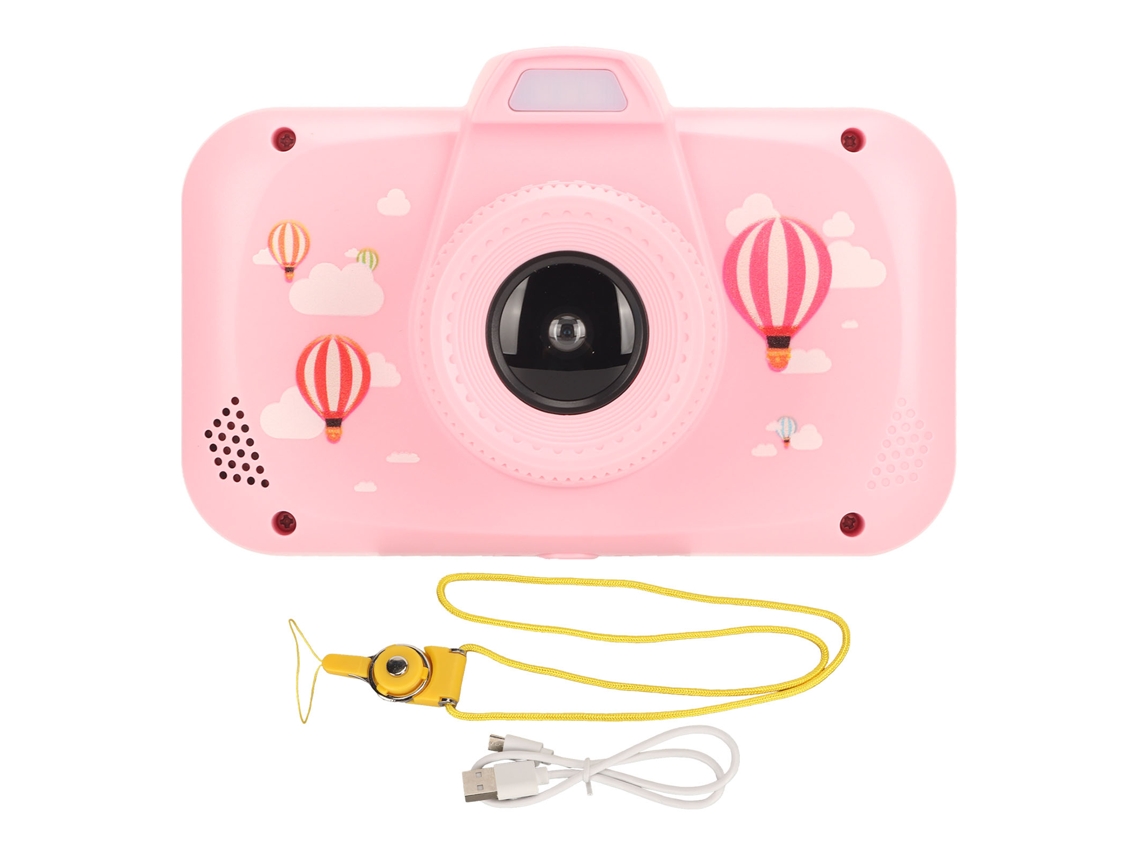 Aetheria câmera Digital Infantil Selfie Hd com Tela 3.5 Polegadas Brinquedo para Meninas 3 10 Anos Rosa