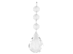 Ornamento De Pérola De Vidro Cristal Para Natal E Casamento