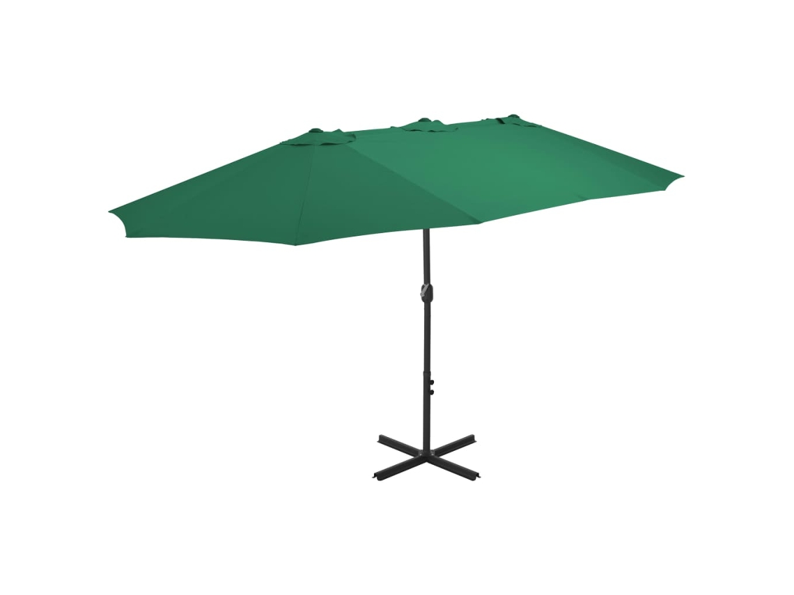 Parasol, Parasols Vidaxl Verde Tecido (n/a)