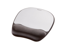 9175801 Tapete De Rato Preto, Prateado Fellowes