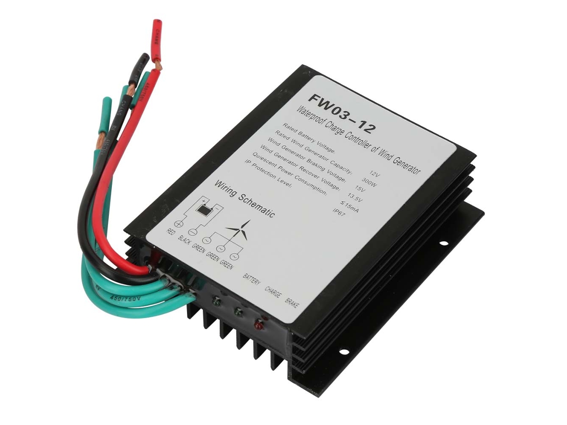 Laxiscreed Controlador De Carregamento Wind Ip67 À Prova De Água Para Sistemas De 12v