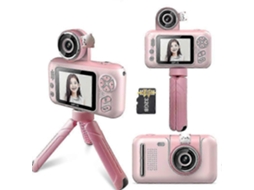 Mini Câmera de Vídeo Digital Infantil 1080p de 25 a 26 Polegadas. TAISHENGDA