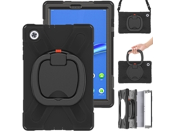 Capa Híbrida Silicone‑pc Halinuia Com Suporte E Alça De Ombro, Para Lenovo Tab M10 Hd Tb‑x306x / Tb‑x306f