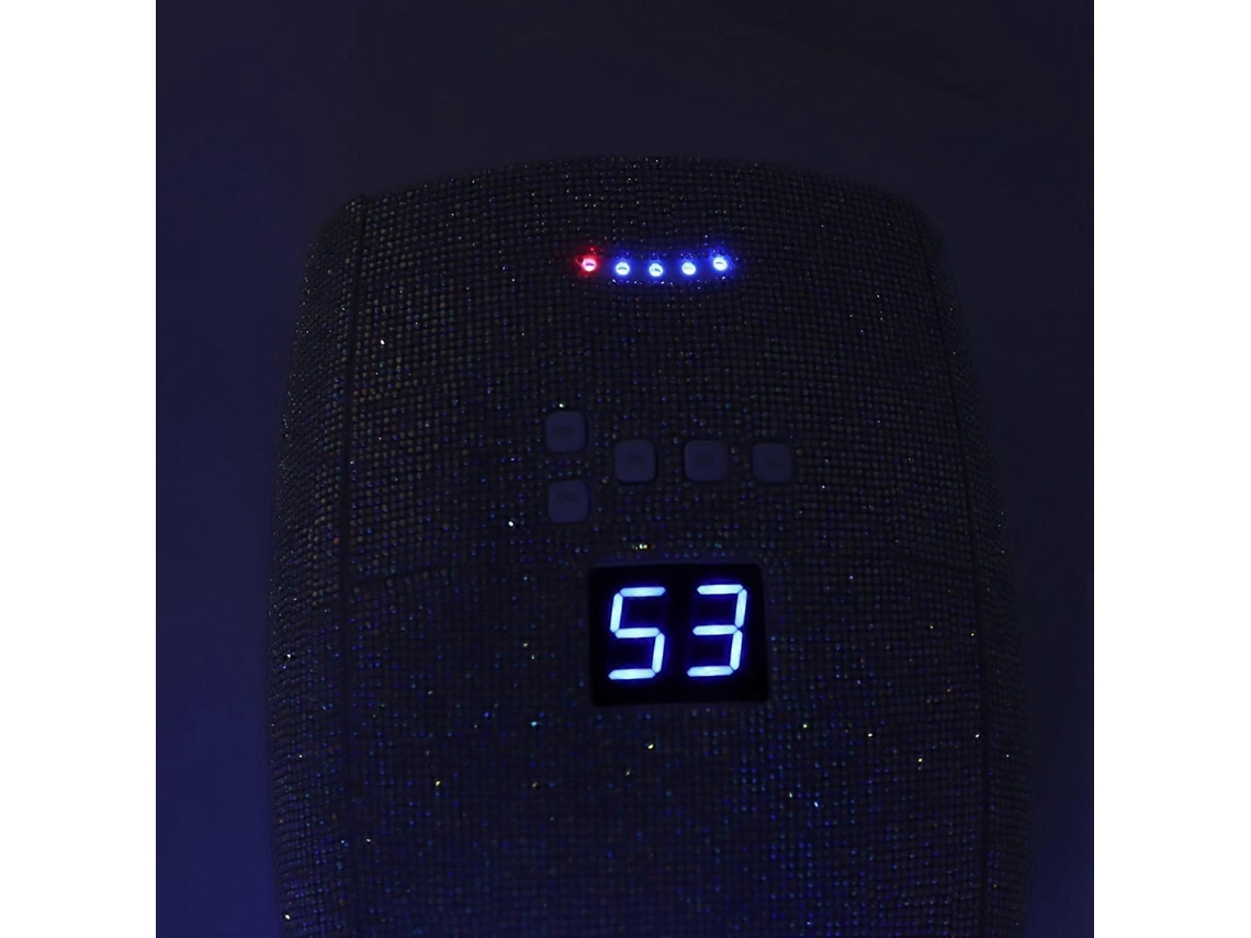 Lâmpada Uv para Unhas de 66w com Strass, Bateria 15600mah, 33 Chips Led, 4 Configurações Temporizador, Bandej a Inferior Removível. GOKOCO