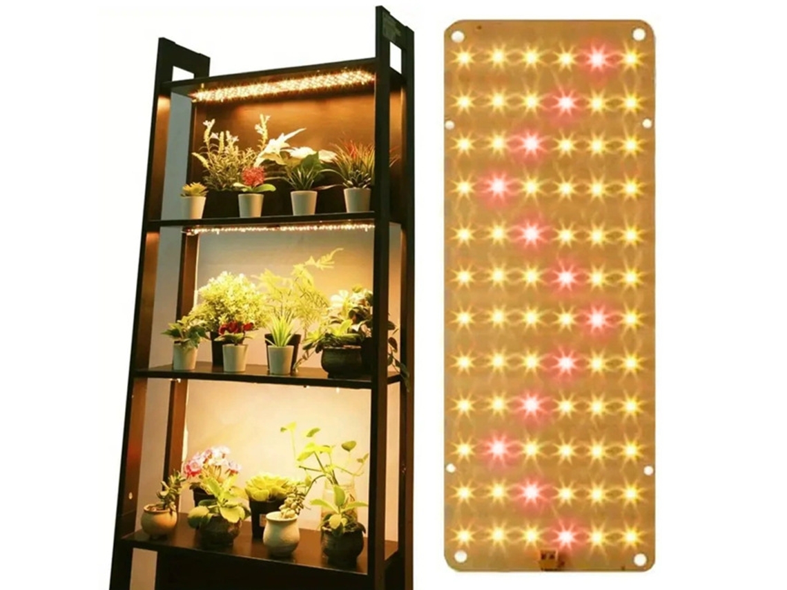 Placa De Led Quantum Para Cultivo Com Espectro Completo – Luz De Cultivo Indoor Para Plantas Hidropônicas, Crescimento Vegetativo E Floração, Espectro