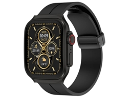 Smartwatch Com Tela Curva Flexível 3d Chamada Bluetooth E Classificação À Prova Dágua Ip67 Preto Yizhood