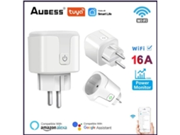8pcs - Smart Wifi EU Power Socket 16A-20A AC100 240V, Alexa Google Home Voice Control, para S/MARCA