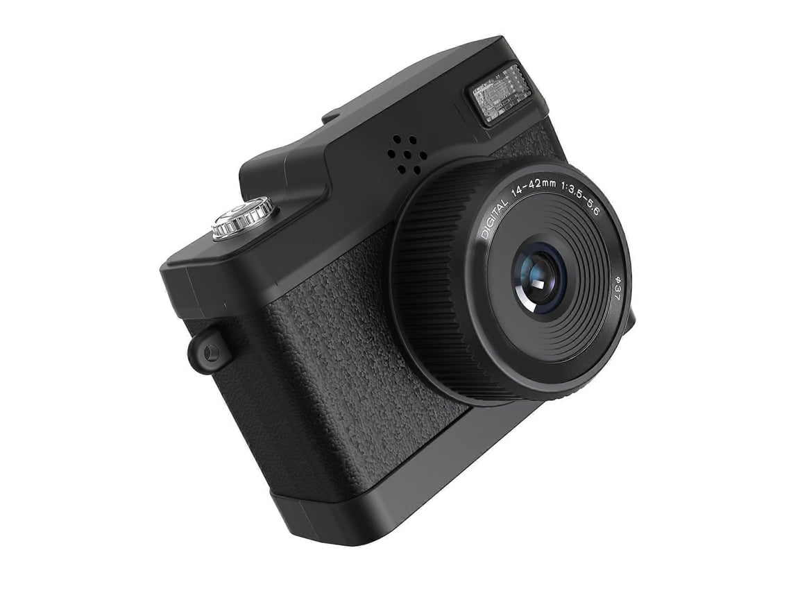 Mini Câmara Retro Portátil 1080p Com Ecrã De 0,96 Polegadas E Flash Led Para Exterior
