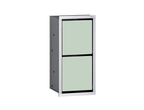 Módulo EMCO asis Módulo de papel 150 WC modelo embutido, Módulo EMCO asis Módulo de papel 150 WC modelo embutido, Cor: cromo/optiwhite