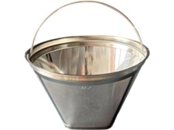 Filtro De Café Cônico Em Aço Inoxidável 304 - Design Prático Com Malha Fina - Acessório De Reposição Expresso
