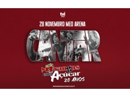 Bilhete CANTAR MORANGOS COM AÇÚCAR 20 ANOS