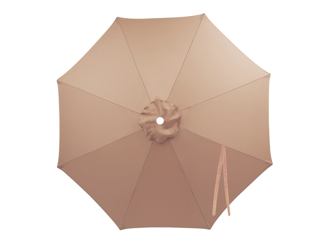 Cobertura de Reposição HENTEN HOME para Guarda sol com 6 Varetas (champanhe 3m Sem Armação de Guarda chuva)