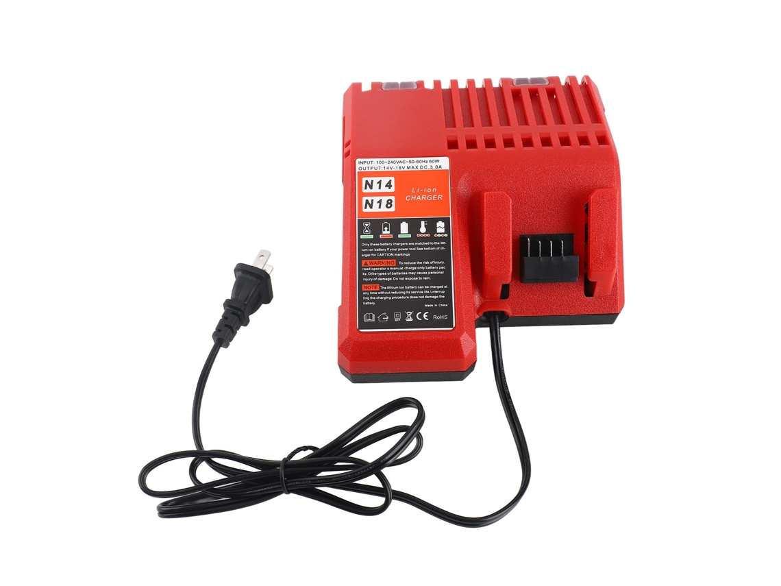 Aetheria carregador Rápido de Bateria de Lítio 14v 18v com Proteção Múltipla para M12