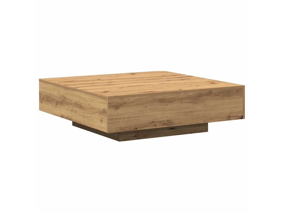Mesa de Centro Carvalho Artesanal 100 X 100 X 31 Cm MAISON EXCLUSIVE