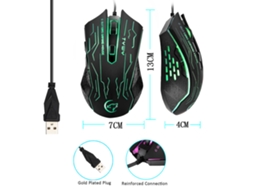 Mouse Gamer LAXISCREED 3200 Dpi Usb