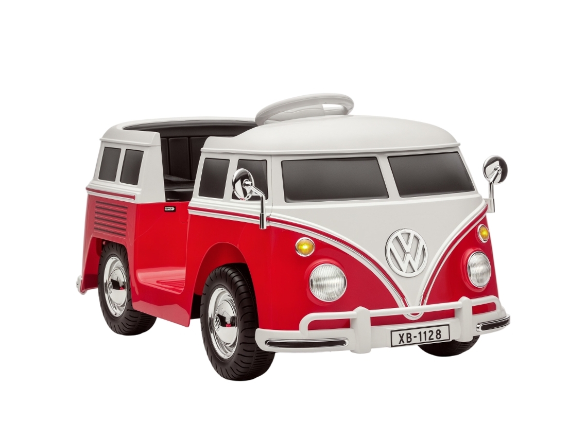 Carrinho Elétrico 12v Mp3 Motor Duplo Buzina Partida Suave Vermelho 89x49x42cm